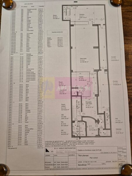 Spatiu 106 mp demisol, intrare separata, utilitati incluse